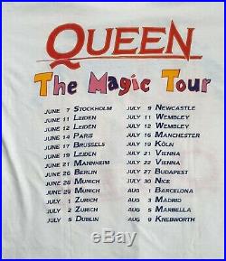 Queen band shirt the magic tour 1986 original very rare