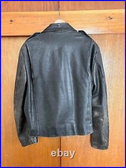 R13 Leather Biker Motorcycle Jacket Mens Size Large Very Rare