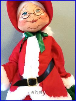 RARE Annalee Very Large Christmas Mrs. Claus 28 High 2006 Free Shipping