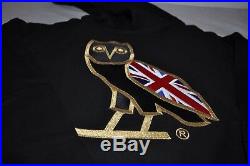 RARE OVO London UK Flag Hoodie Size Large\L Owl OG Drake Octobers Very Own