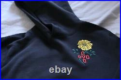 RARE OVO Marigold POM POM Hoodie Black Size Large\L Octobers Very Own Flowers