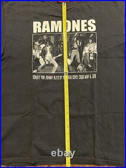 Ramones Very Rare Vintage T-shirt Black Extra Large The Dead Boys
