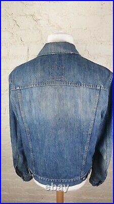 Rare HELMUT LANG Men's Slim Denim Jacket Size 52 or M/L VERY GOOD Condition