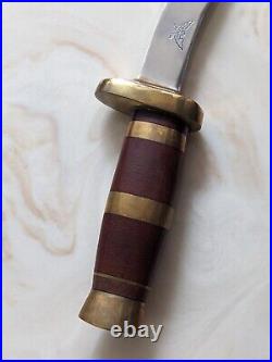 Rare John Nelson Cooper Knife Very Large Bolo Knife, Only One In existence