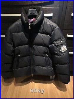 Rare Moncler Navy Down Coat Large Badge (Size 4)(Fits Size L Or XL) Very Warm