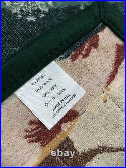 Rare VINTAGE Pendleton Woolen Mills Large Wool Holiday Tree Skirt Very RARE HTF