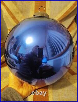 Rare Very Large Antique Witches Ball or Devils Bauble Witch