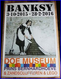 Rare Very Large Banksy Doe Museum Exhibition Poster Less Than 40 Worldwide