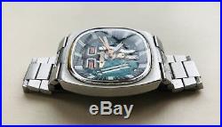 Rare & Vintage Bulova Accutron Very Large Steel SPACEVIEW Mens Watch