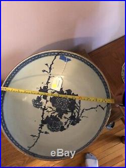 Rare very Large chinese antique 18th Century bowl