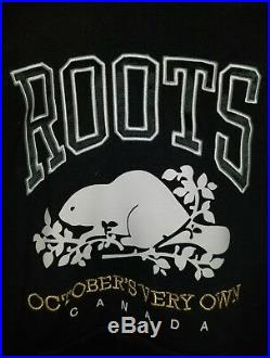 Roots OVO Octobers Very Own Black hoodie RARE Drake