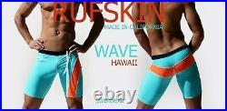 Rufskin Wave Hawaii Swimwear. Turquoise. Large. New. Very Rare? Gay Interest