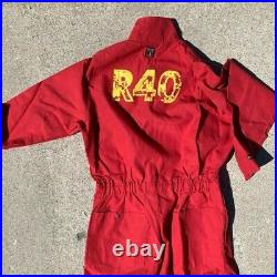 Rush R40 tour jumpsuit VERY RARE Geddy Lee Neil Peart Alex Lifeson
