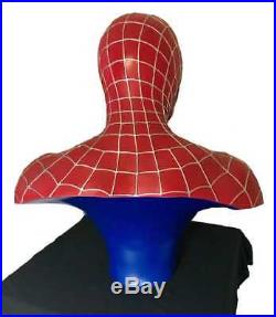 STAN LEE Signed VERY RARE Large 22 TALL SPIDER-MAN Bust Statue PSA/DNA COA