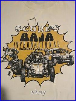 Score Baja 500 Vintage Tshirt 1975 Mickey Thompson VERY VERY RARE LG