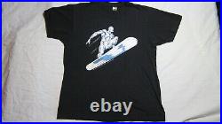 Silver Surfer Vintage 1985 Shirt Black Large In Excellent Condition Very Rare