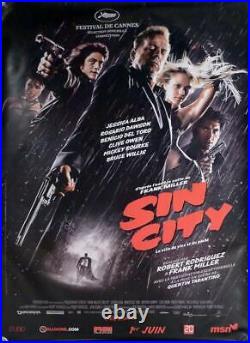 Sin City Miller / Tarantino / Willis Very Rare Large Rolled Movie Poster