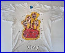 Skid Row Vintage Very Rare 1995 Subhuman Beings Tour Large White T-Shirt