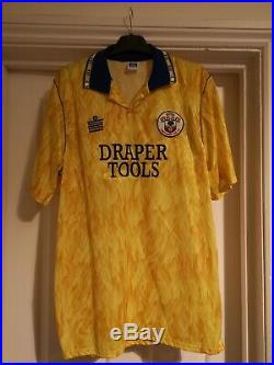 Southampton FC 3rd Shirt Yellow Flames, 91-93. VERY RARE! EXCELLENT CONDITION