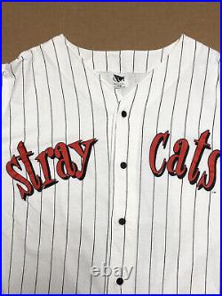 Stray Cats Vintage Baseball Jersey Mens Sz Large CCI Very Rare
