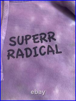 Superrradical Mens L Large Lil Peep Monopoly Go To Hell Tie Dye Hoodie VERY RARE