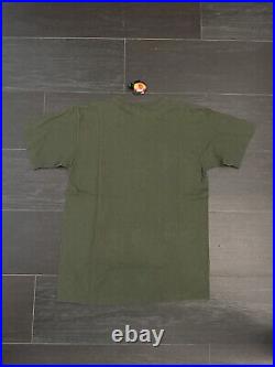 Supreme Forest Green Bold Font Box Logo Tee Size Large Very Rare