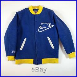 Supreme x Nike SB Varsity Jacket 2007 Release Blue/yellow Very Rare Size Large