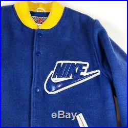 Supreme x Nike SB Varsity Jacket 2007 Release Blue/yellow Very Rare Size Large