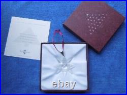 Swarovski 1991 Christmas Holiday Ornament, Very Rare!