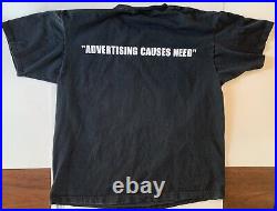 System of a Down VERY RARE 98/99 Advertising Causes Need Shirt Large