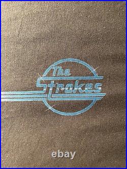 THE STROKES (IS THIS IT Era) Vintage Brown T-SHIRT VERY RARE Size large