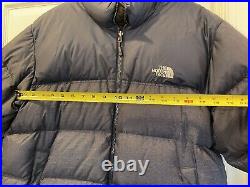 The North Face Nuptse 700 Down Jacket Blue Speckled Size X-Large C759 Very Rare