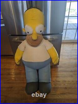 The Simpsons 54 Tall Homer Simpson Large Jumbo Plush Very Rare OVER 4 FOOT