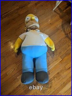 The Simpsons 54 Tall Homer Simpson Large Jumbo Plush Very Rare OVER 4 FOOT