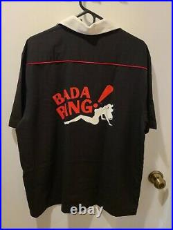 The Sopranos Bada-Bing Bowling Shirt Official HBO Mens Large VERY RARE
