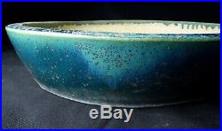 Tokoname Bonsai Pot Koyo Great Glaze Oval High Grade Very Rare Large Nice Patina