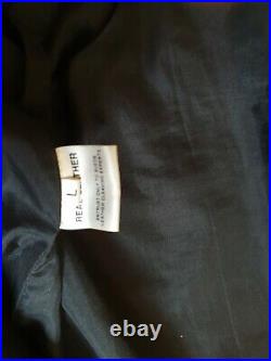 Tottenham Hotspur Very Rare Official Vintage Black Leather Jacket Size L