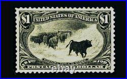 US Stamp Mint OG & NH, RARE-Museum Super b S#292 Very large margins all around