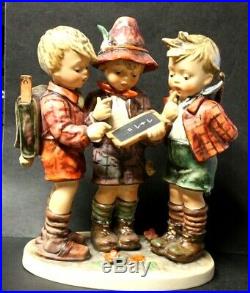 VERY LARGE School Boys Goebel Hummel Figurine #170/III TMK5 RARE