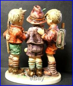 VERY LARGE School Boys Goebel Hummel Figurine #170/III TMK5 RARE