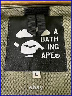 VERY RARE 90's Bape Camo Snowboard Jacket, from NOWHERE STORE, JAPAN (L) (Large)