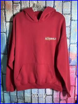 VERY RARE ASTROWORLD LA The Forum California Red Hoodie Size Large