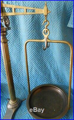 VERY RARE Antique Scale Large W&T Avery Balance Scales 51 Circa 1880 with Weights