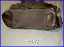 VERY RARE! Authentic Belstaff 554 Colonial Messenger Bag in Mountain Brown