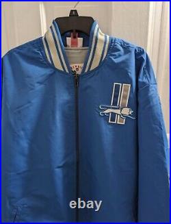 VERY RARE Detroit Lions Mitchell Ness Jacket Sz Large Special Loyal Member