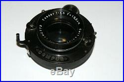 VERY RARE FAST Carl Zeiss Tessar 3.5/13.5 cm Large Format lens COMPUR shutter