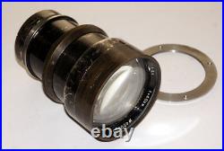 VERY RARE FAST USSR LENS F-3 4.5/400 cm COVERS LARGE FORMAT 13x18 cm 5x7