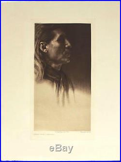 VERY RARE Little Sioux- Arikara Edward S Curtis Large Photogravure