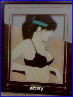 VERY RARE Patrick Nagel Playboy Collection Matted And Framed Lithograph Large