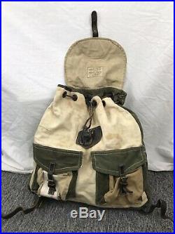 VERY RARE RRL Ralph Lauren Checkpoint Rucksack Deadstock Canvas MADE IN ITALY